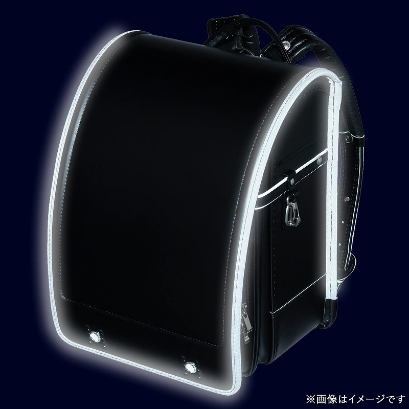 フィットちゃんランドセルタフボーイDX(クロ×メタルグレー)安ピカッタイプ＋楽ッション　