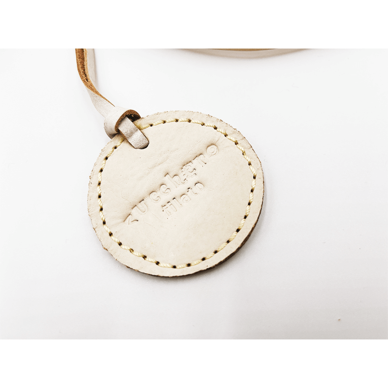 zucchero filato（ズッケロフィラート）本革お財布ショルダーバッグホワイト