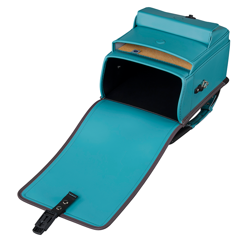 フィットちゃんランドセルゼロランド(ピーコックブルー×チョコ)安ピカッタイプ+楽ッション+軽量