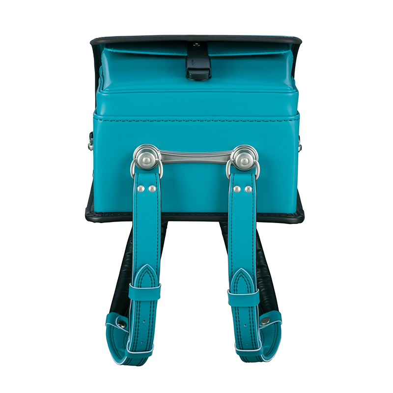 フィットちゃんランドセルゼロランド(ピーコックブルー×チョコ)安ピカッタイプ+楽ッション+軽量