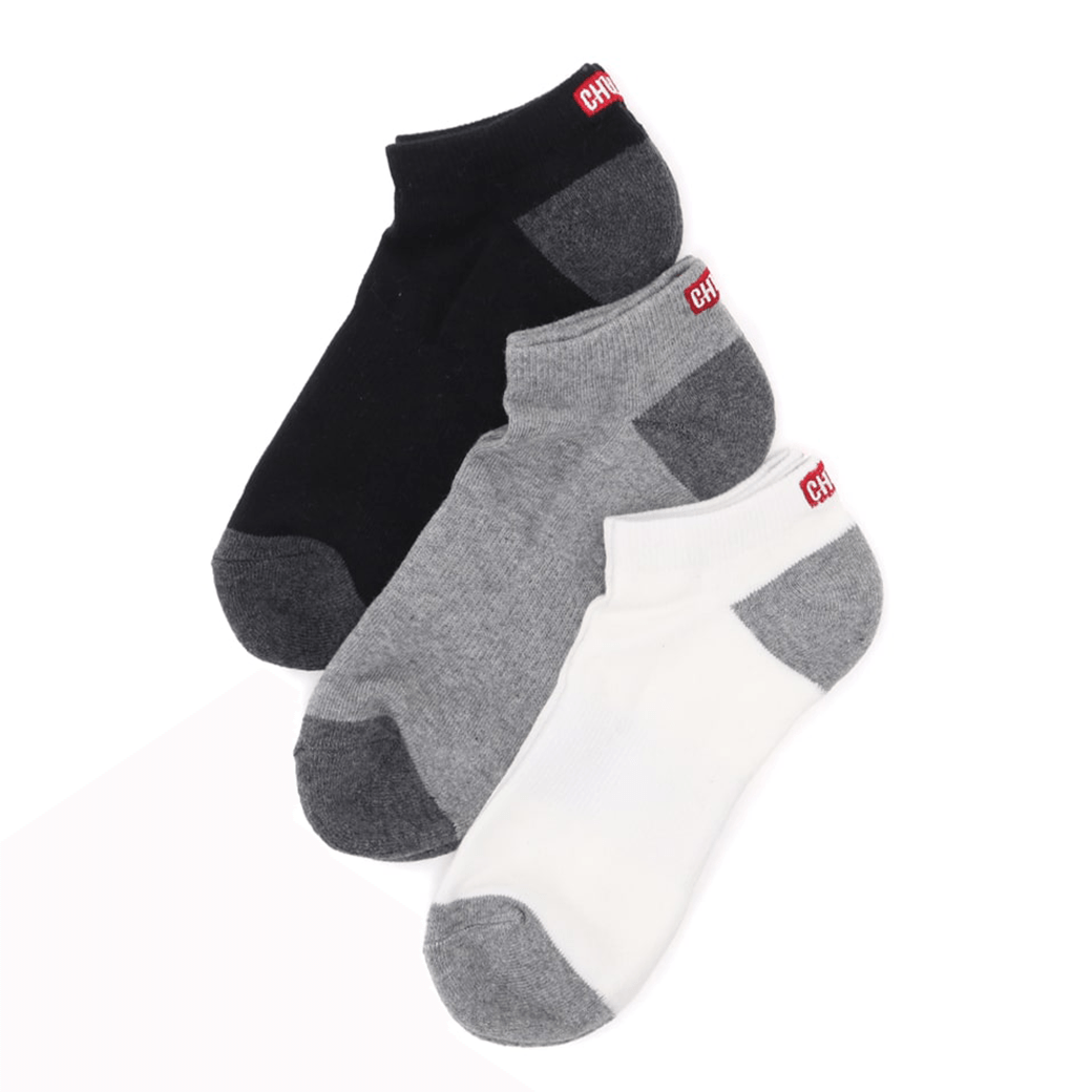 CHUMS（チャムス）3Pチャムスロゴアンクルソックス（ソックス/靴下）3P CHUMS Logo Ankle Socks