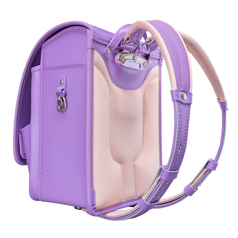 フィットちゃんランドセルゼロランド(ラベンダー×ラベンダー)安ピカッタイプ+楽ッション+軽量