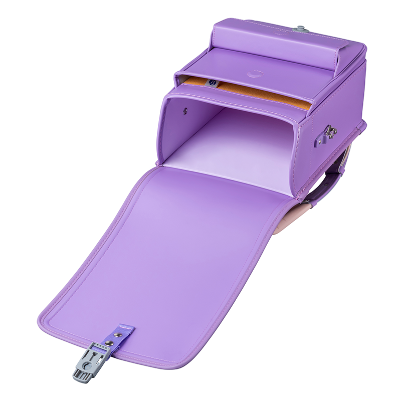 フィットちゃんランドセルゼロランド(ラベンダー×ラベンダー)安ピカッタイプ+楽ッション+軽量