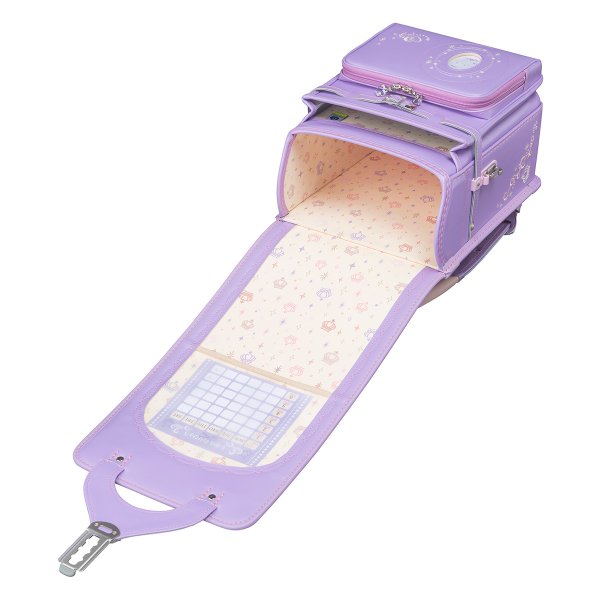 フィットちゃんランドセルリトルスタープリンセス(ラベンダー×ラベンダー)安ピカッタイプ＋楽ッション