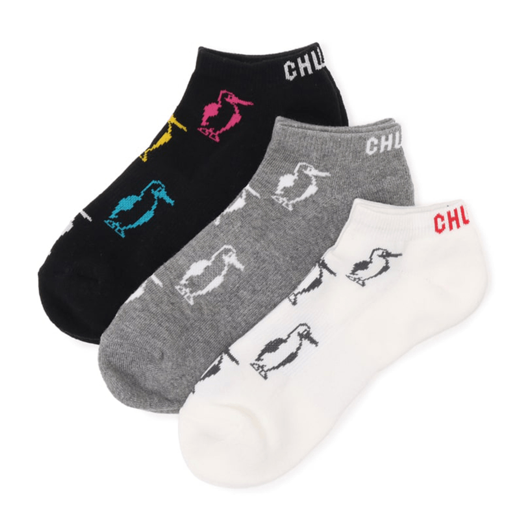 CHUMS（チャムス）3Pブービーアンクルソックス（ソックス/靴下）3P Booby Ankle Socks