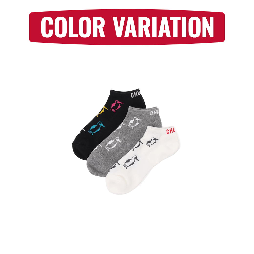 CHUMS（チャムス）3Pブービーアンクルソックス（ソックス/靴下）3P Booby Ankle Socks
