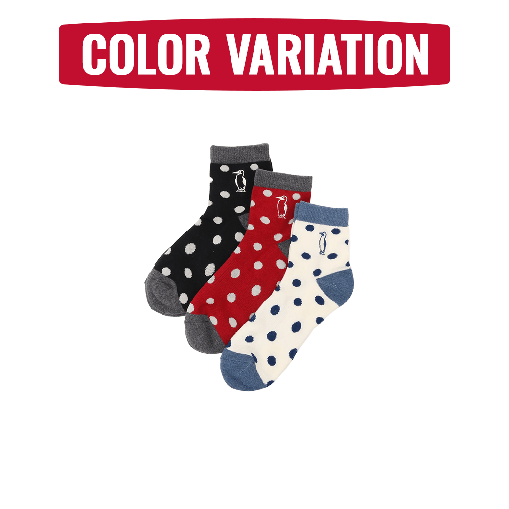 CHUMS（チャムス）3Pブービードットクルーソックス（ソックス/靴下）3P Booby Dots Crew Socks