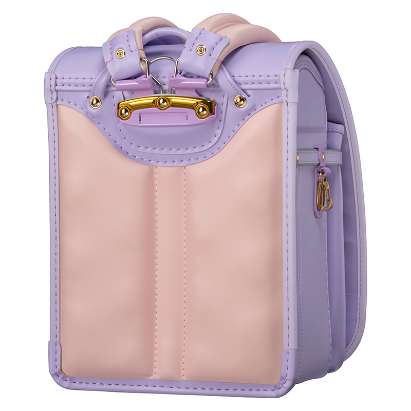フィットちゃんランドセルフロル(ペールラベンダー×ペールラベンダー)安ピカッタイプ＋楽ッション