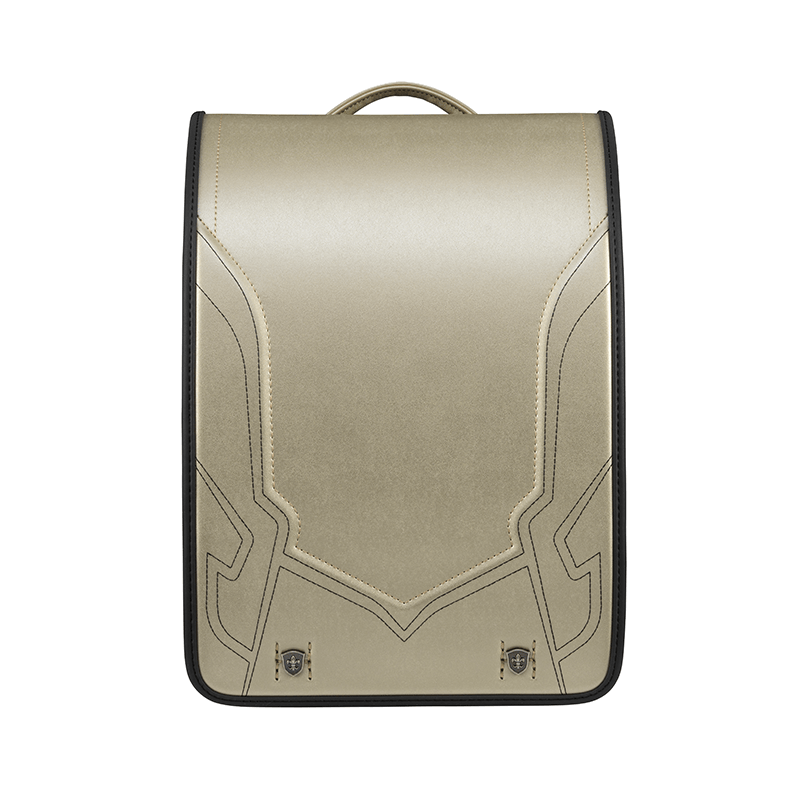 フィットちゃんランドセルハンサムボーイ楽ッション(ゴールド×メタルグレー)安ピカッタイプ＋楽ッション