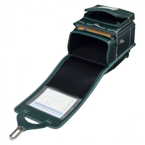 フィットちゃんランドセルタフボーイDX(グリーン×グリーン)安ピカッタイプ＋楽ッション　