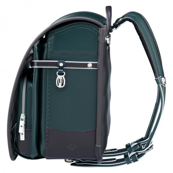 フィットちゃんランドセルグランナイト(グリーン×チョコ)安ピカッタイプ＋楽ッション　