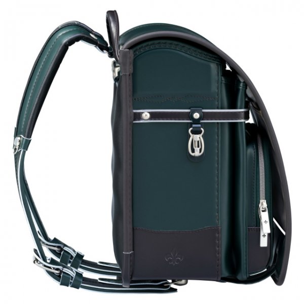 フィットちゃんランドセルグランナイト(グリーン×チョコ)安ピカッタイプ＋楽ッション　