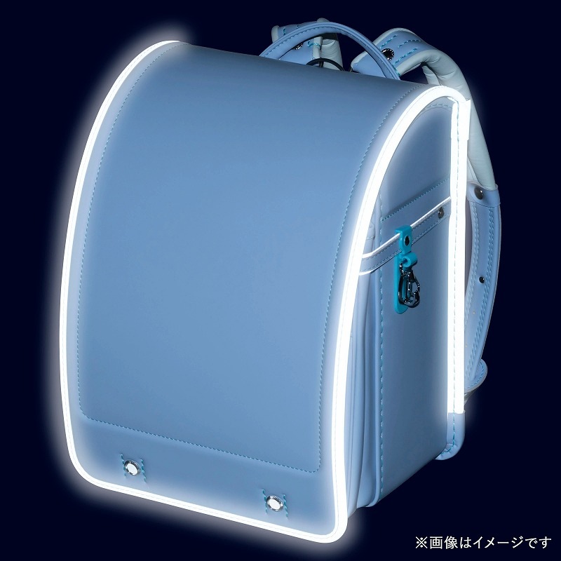 フィットちゃんランドセル フィットちゃんベーシック軽量(ペールブルー×アクア)安ピカッタイプ+楽ッション+軽量