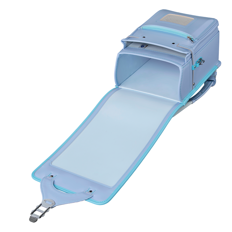 フィットちゃんランドセル フィットちゃんベーシック軽量(ペールブルー×アクア)安ピカッタイプ+楽ッション+軽量