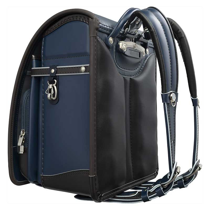 フィットちゃんランドセルイートンクラブ(ネイビー×チョコ)安ピカッ