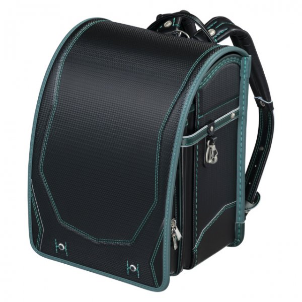 ロッタちゃんのおでかけBOX 希少 フィットちゃんランドセルカーボンロック(クロ×グリーン)安ピカッ