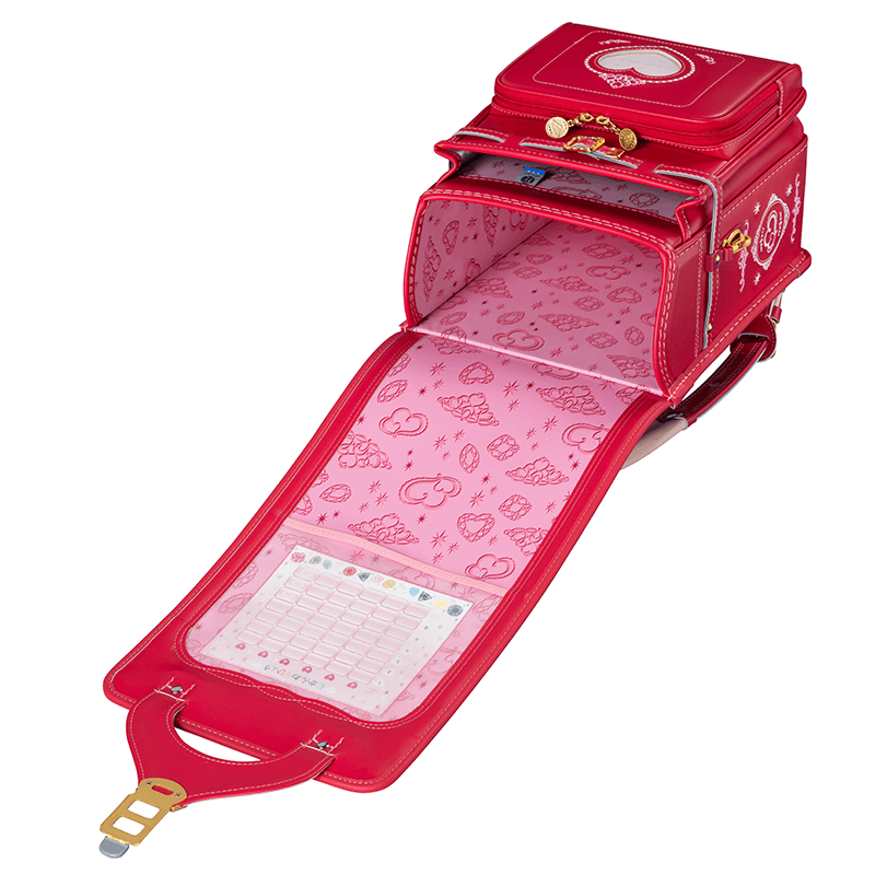 フィットちゃんランドセルあい・愛ティアラジュエリープリンセス(チェリー×チェリー)安ピカッタイプ＋楽ッション