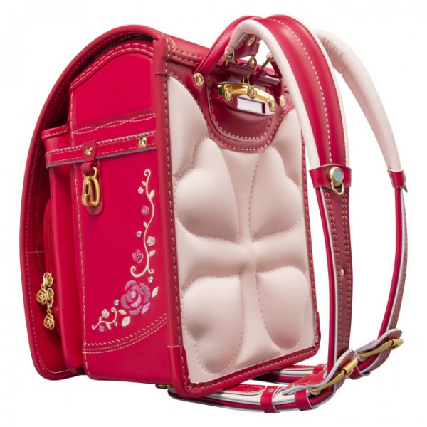 フィットちゃんランドセルロイヤルローズプルミエール(チェリー×チェリー)安ピカッタイプ＋楽ッション　