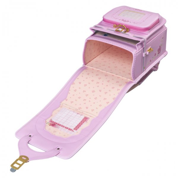 フィットちゃんランドセルロイヤルローズプルミエール(ベビーピンク×ベビーピンク)安ピカッタイプ＋楽ッション　