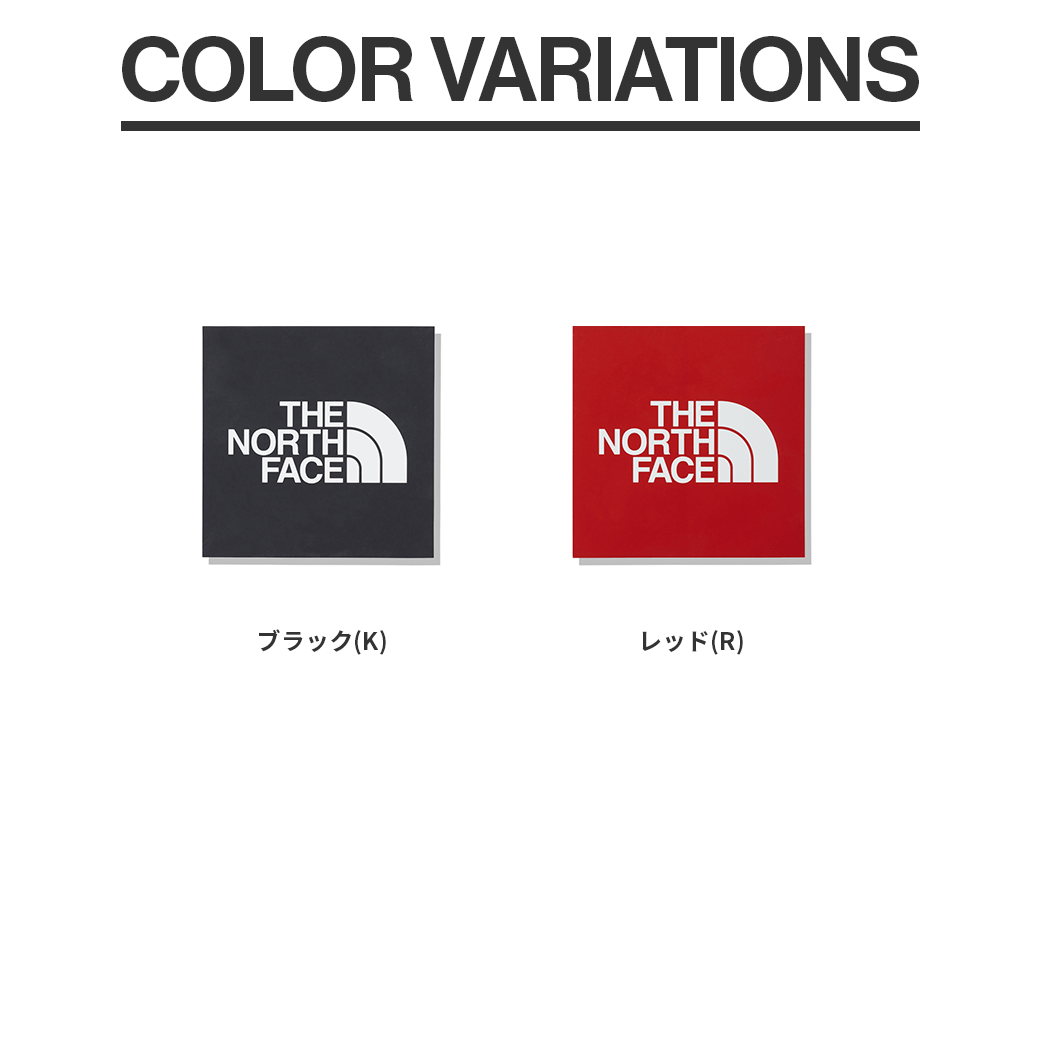 THE NORTH FACE（ザ・ノース・フェイス）TNFスクエアロゴステッカー（TNF Square Logo Sticker）