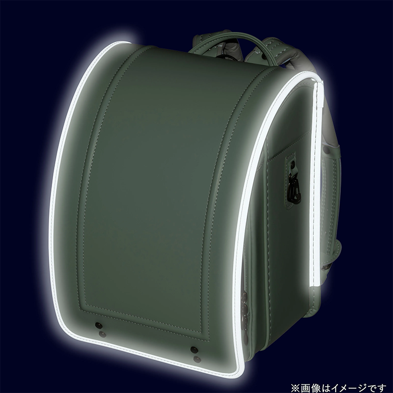 フィットちゃんランドセルルーモ(ピスタチオグリーン×ピスタチオグリーン)安ピカッタイプ＋楽ッション