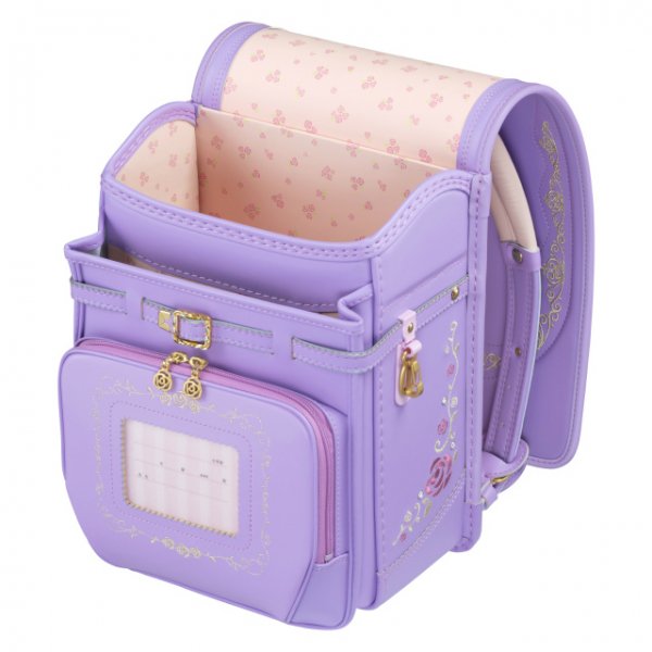 フィットちゃんランドセルロイヤルローズプルミエール(ラベンダー×ラベンダー)安ピカッタイプ＋楽ッション　