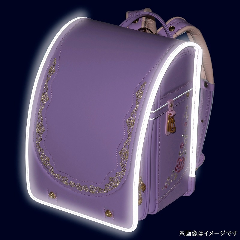 フィットちゃんランドセルロイヤルローズプルミエール(ラベンダー×ラベンダー)安ピカッタイプ＋楽ッション　