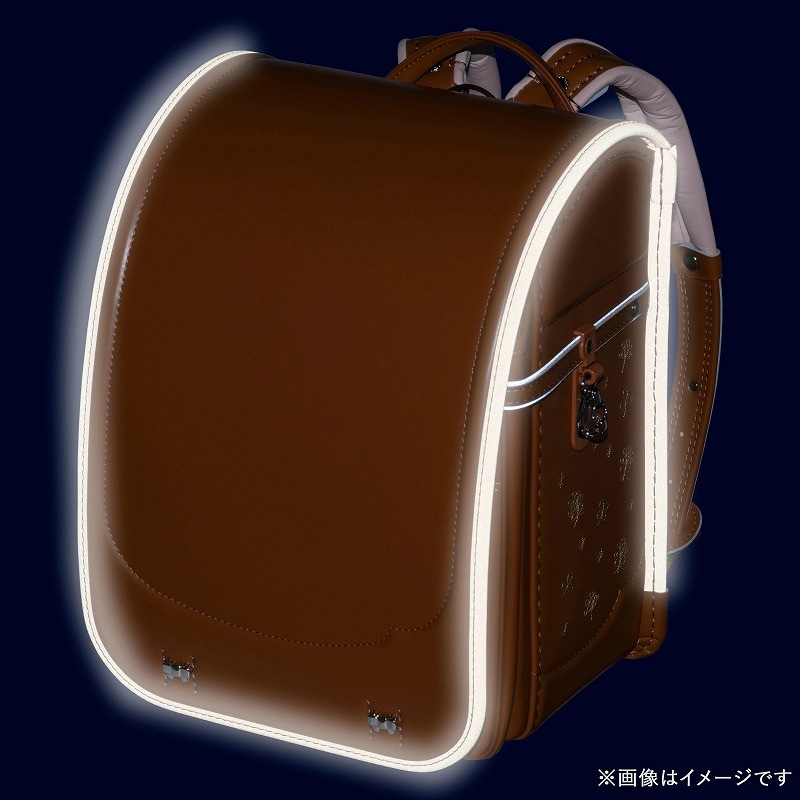 フィットちゃんランドセル シュシュ・フローラ(キャメル×キャメル)安ピカッタイプ+楽ッション+ワイドタイプ