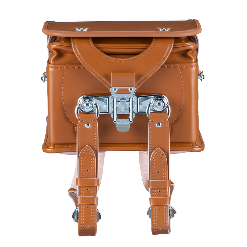 フィットちゃんランドセル シュシュ・フローラ(キャメル×キャメル)安ピカッタイプ+楽ッション+ワイドタイプ