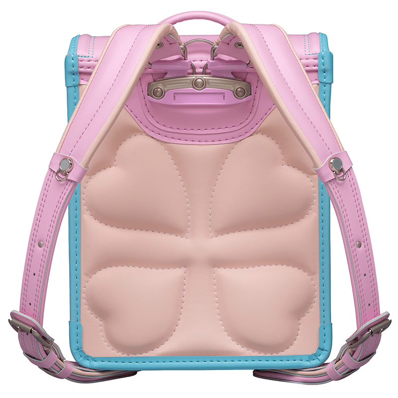 フィットちゃんランドセルパステルガール(ベビーピンク×アクア)安ピカッタイプ＋楽ッション