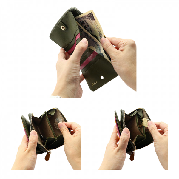 Dakota（ダコタ）カンターレ2つ折り財布イタリア製牛革