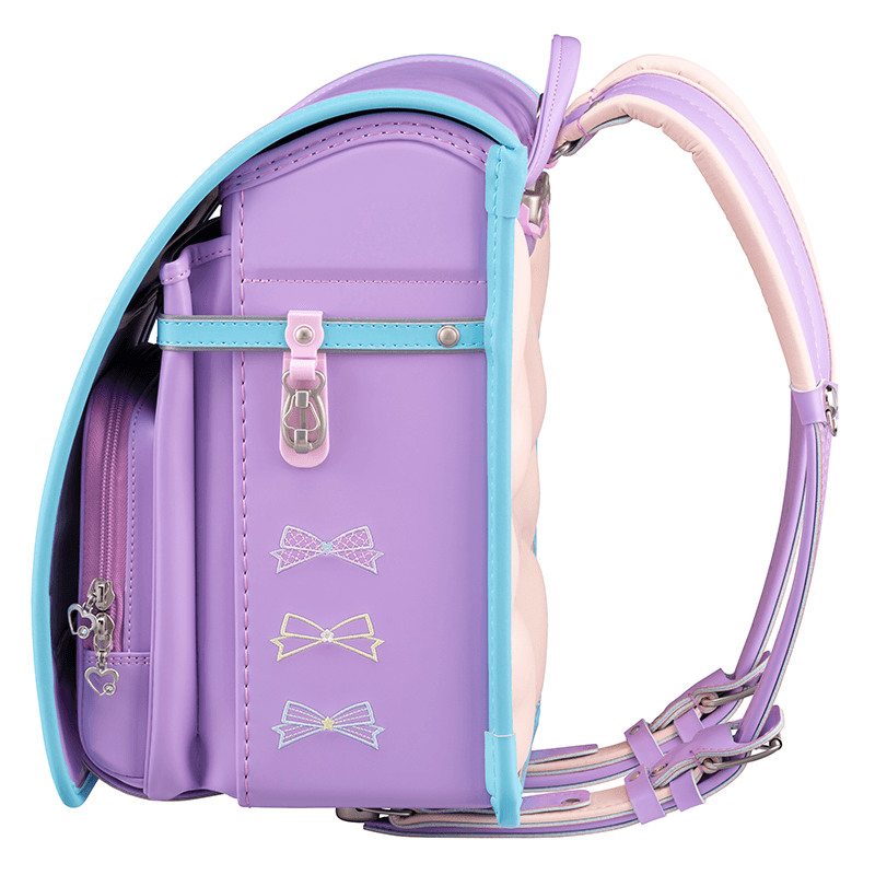 フィットちゃんランドセルパステルガール(ラベンダー×アクア)安ピカッタイプ＋楽ッション
