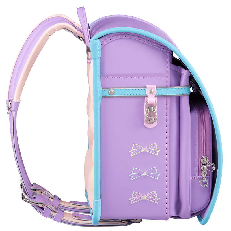 フィットちゃんランドセルパステルガール(ラベンダー×アクア)安ピカッタイプ＋楽ッション