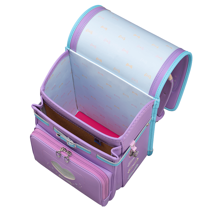 フィットちゃんランドセルパステルガール(ラベンダー×アクア)安ピカッタイプ＋楽ッション