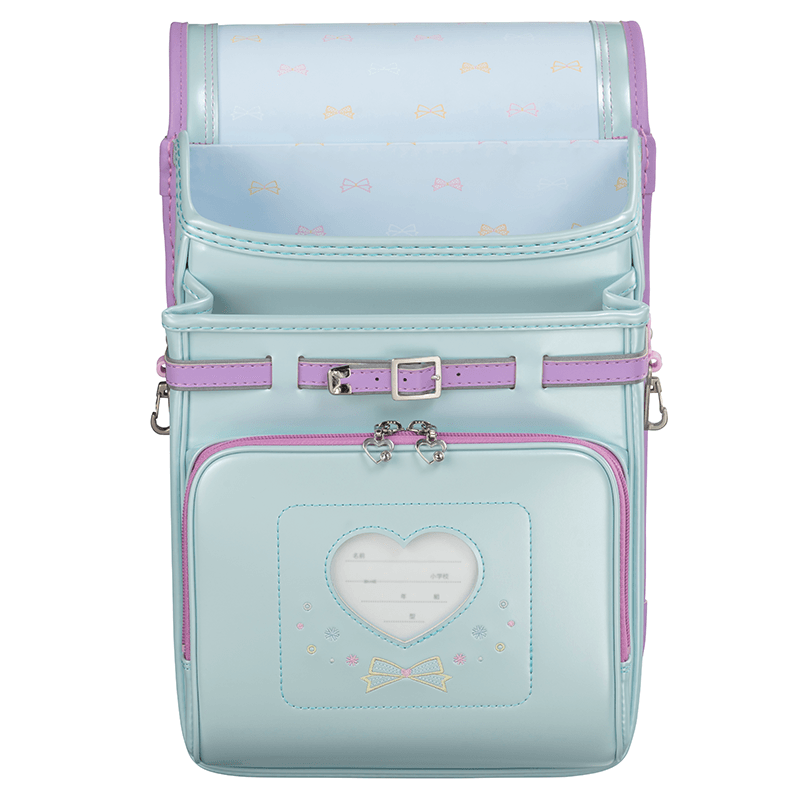 フィットちゃんランドセルパステルガール(ミントグリーン×ラベンダー)安ピカッタイプ＋楽ッション