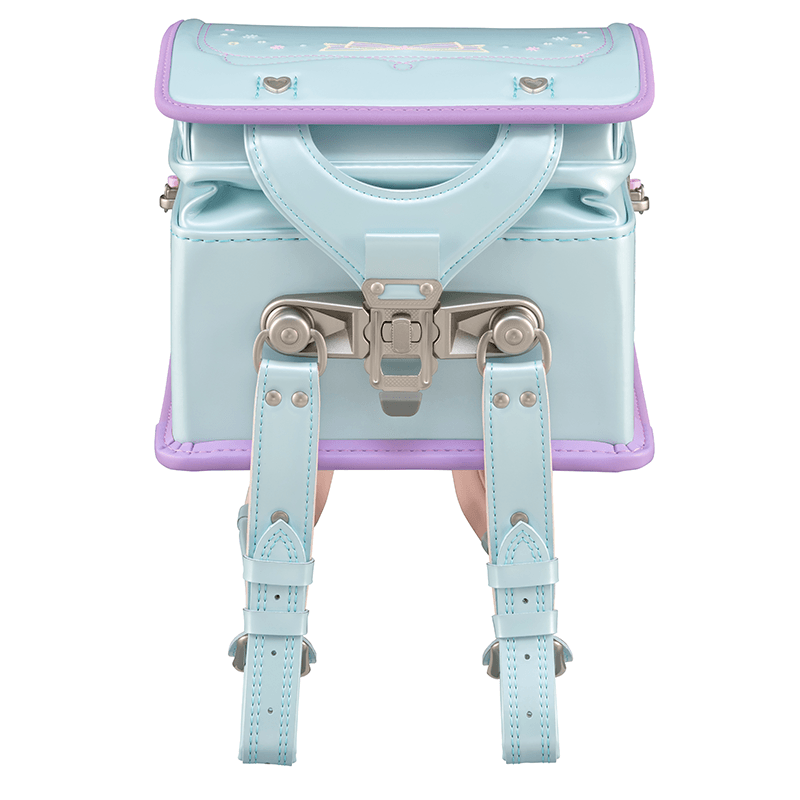 フィットちゃんランドセルパステルガール(ミントグリーン×ラベンダー)安ピカッタイプ＋楽ッション