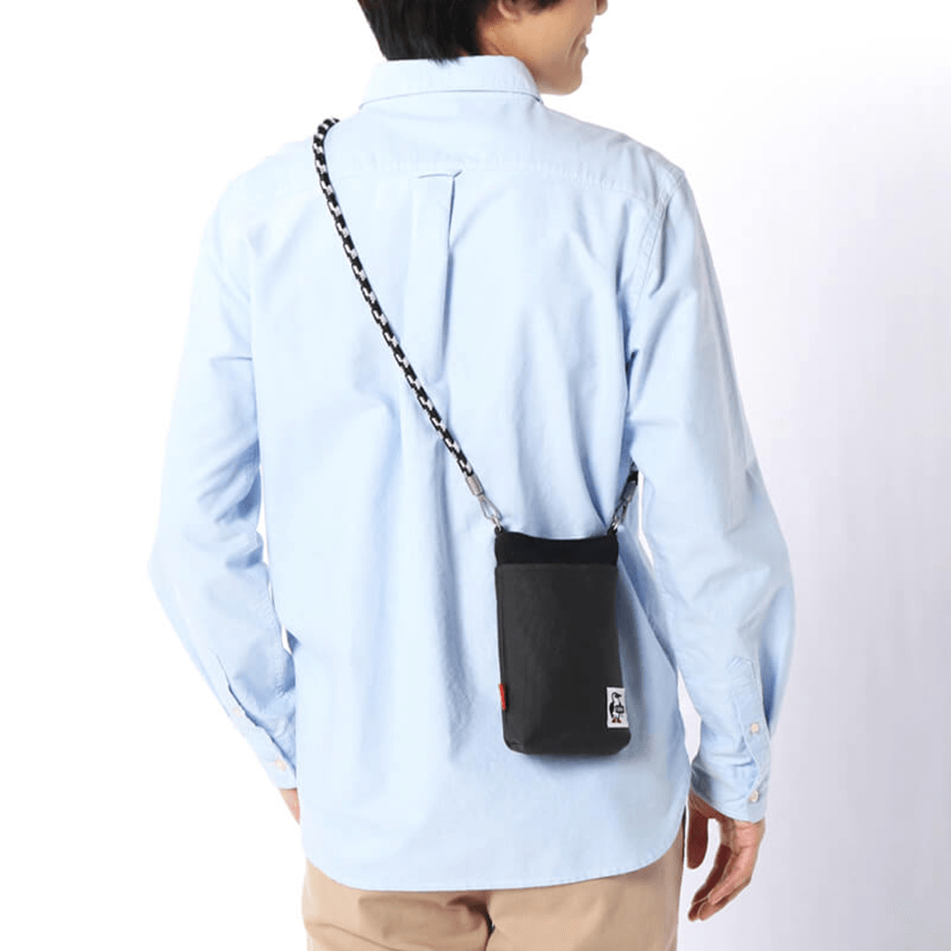 CHUMS（チャムス）ロープショルダーポーチスウェットナイロン（スマホ｜iPhoneケース）Rope Sholuder Pouch Sweat Nylon