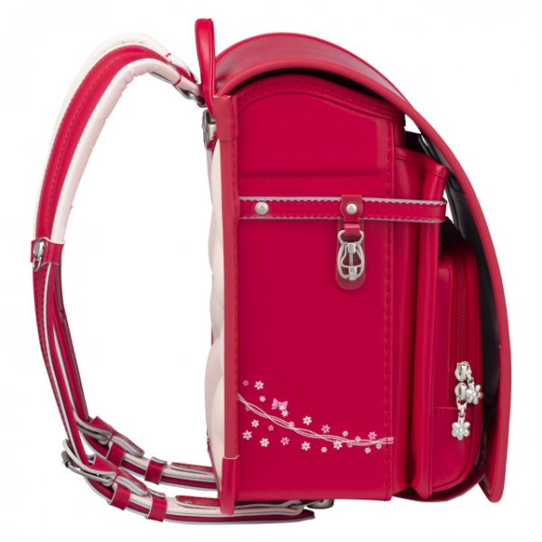 フィットちゃんランドセルプティガール(チェリー×チェリー)安ピカッタイプ＋楽ッション　