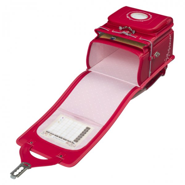 フィットちゃんランドセルプティガール(チェリー×チェリー)安ピカッタイプ＋楽ッション　