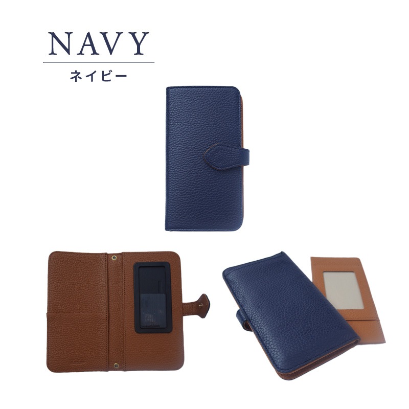 sledge（スレッジ）本革ツートーンカラー サイドスナップスマホケース