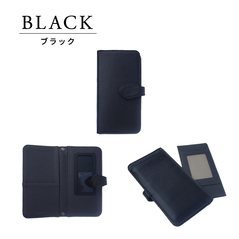 sledge（スレッジ）本革ツートーンカラー サイドスナップスマホケース