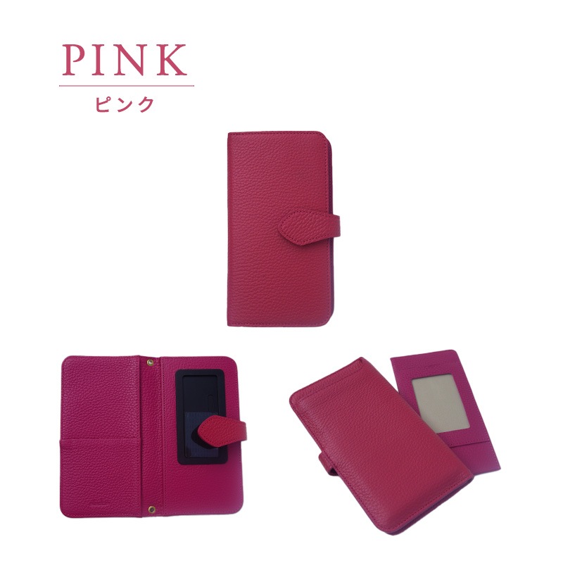 sledge（スレッジ）本革ツートーンカラー サイドスナップスマホケース