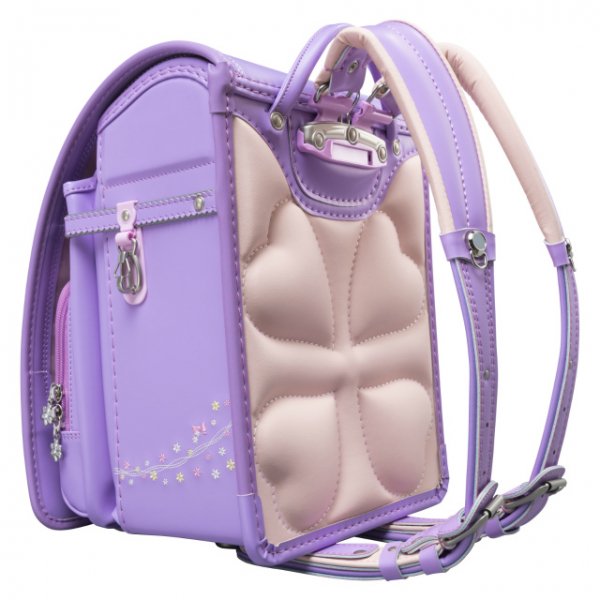フィットちゃんランドセルプティガール(ラベンダー×ラベンダー)安ピカッタイプ＋楽ッション　