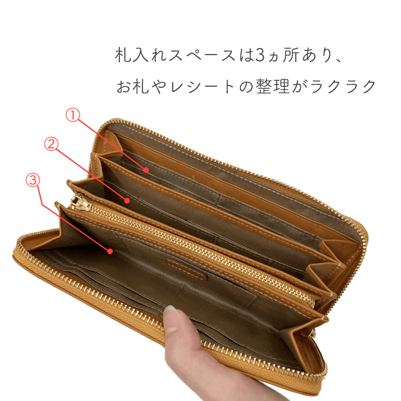 『Dakota』ダコタ　コッチャ　薄型ファスナー長財布 Dakota ダコタ 長財布 レディース コッチャ ラウンドファスナー