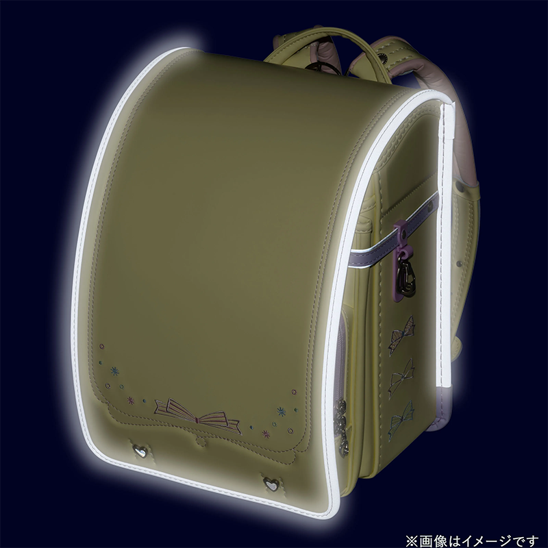 フィットちゃんランドセルパステルガール(ルミナスイエロー×ペールラベンダー)安ピカッタイプ＋楽ッション