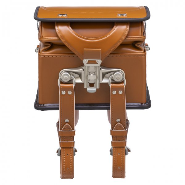 フィットちゃんランドセルプティガール(キャメル×チョコ)安ピカッタイプ＋楽ッション　