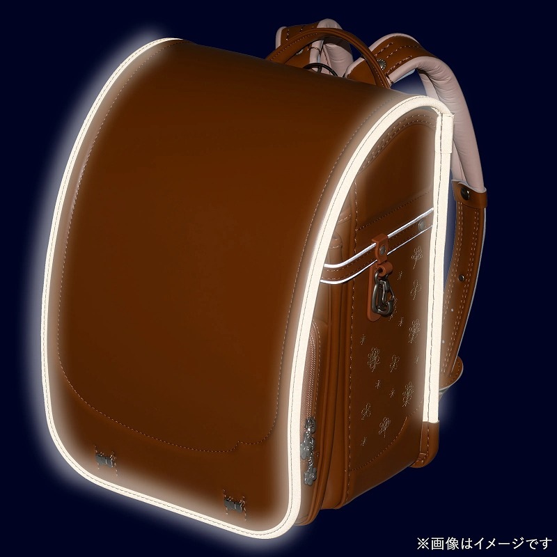 フィットちゃんランドセルシュシュ・フローラ(キャメル×キャメル)安