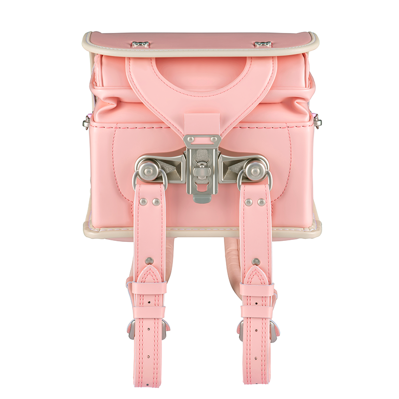 フィットちゃんランドセルシュシュ・フローラ(ペールピンク×ベージュ)安ピカッタイプ+楽ッション