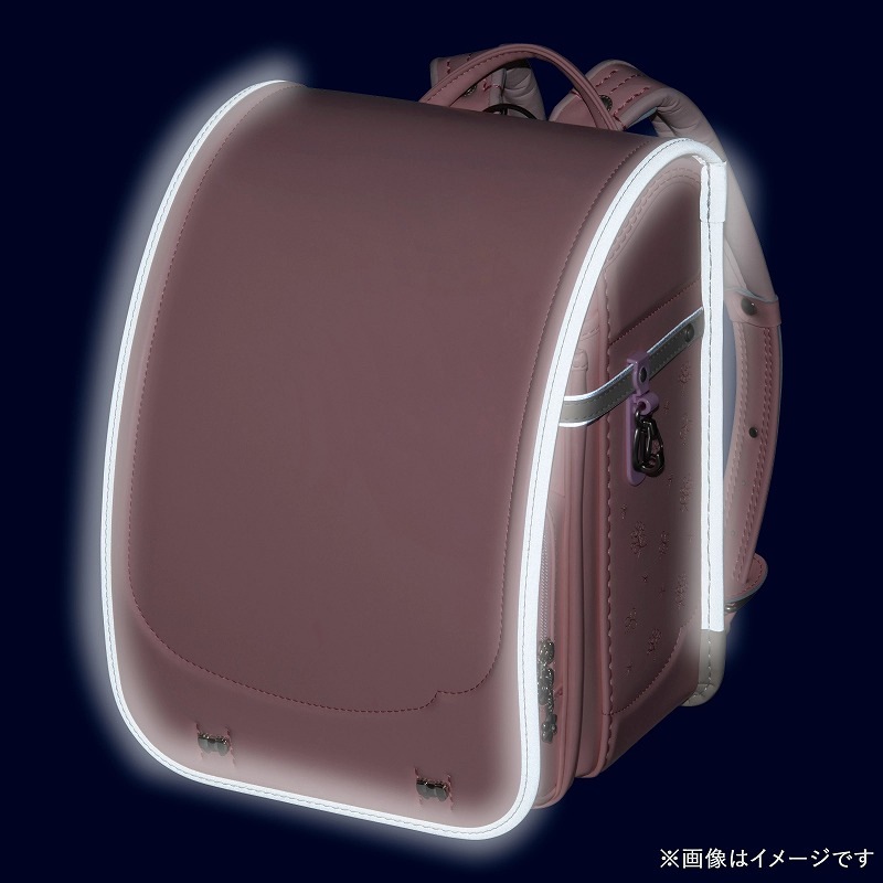 フィットちゃんランドセルシュシュ・フローラ(ペールピンク×ベージュ)安ピカッタイプ+楽ッション