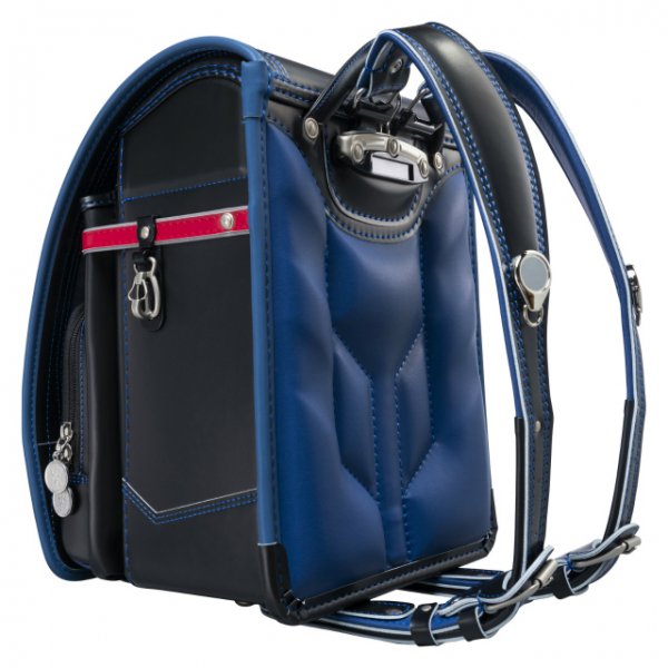 フィットちゃんランドセルアスリートボーイ(クロ×レッド)安ピカッタイプ